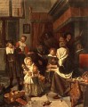 The Feast Of St Nicholas Dutch genre painter Jan Steen